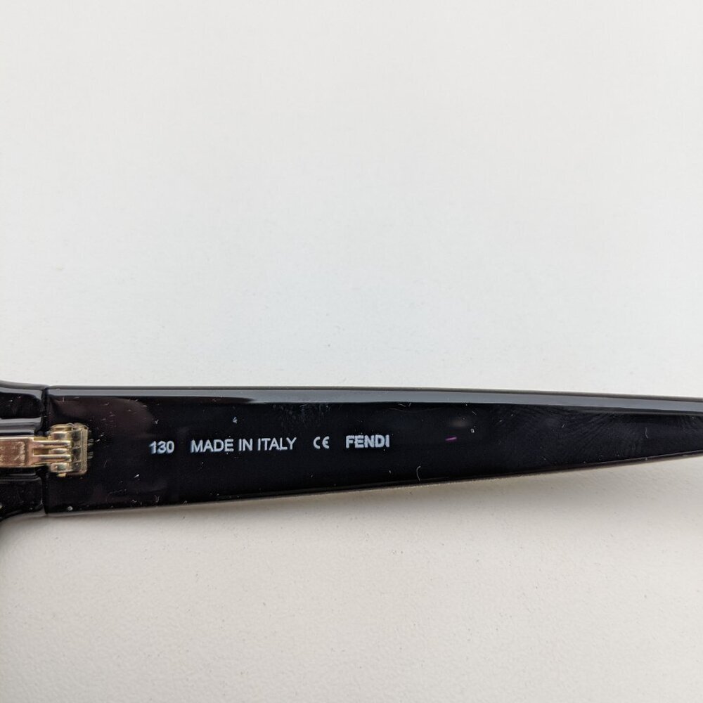 🕶️Made in Italy! Fendi F983 Black Eyeglasses 53/15 130 | EUT432🕶️ - Picture 7 of 11